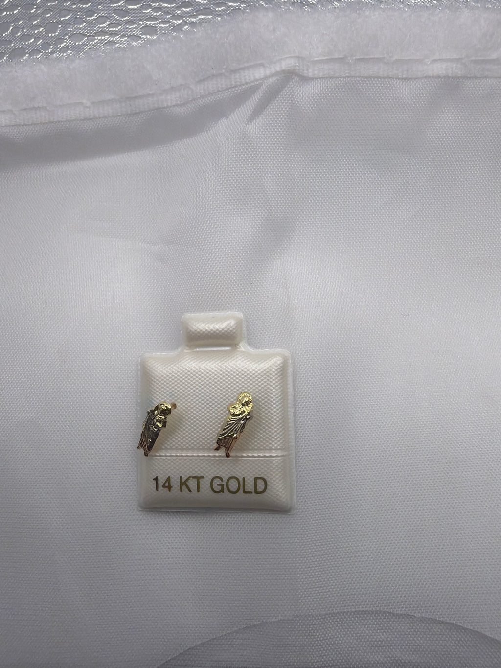 Aretes San Benito Oro 14K – 14K Gold St. Benedict Earrings
