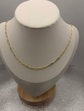✨ Cadena Paperclip Oro 14K – 20” | 14K Gold Paperclip Chain