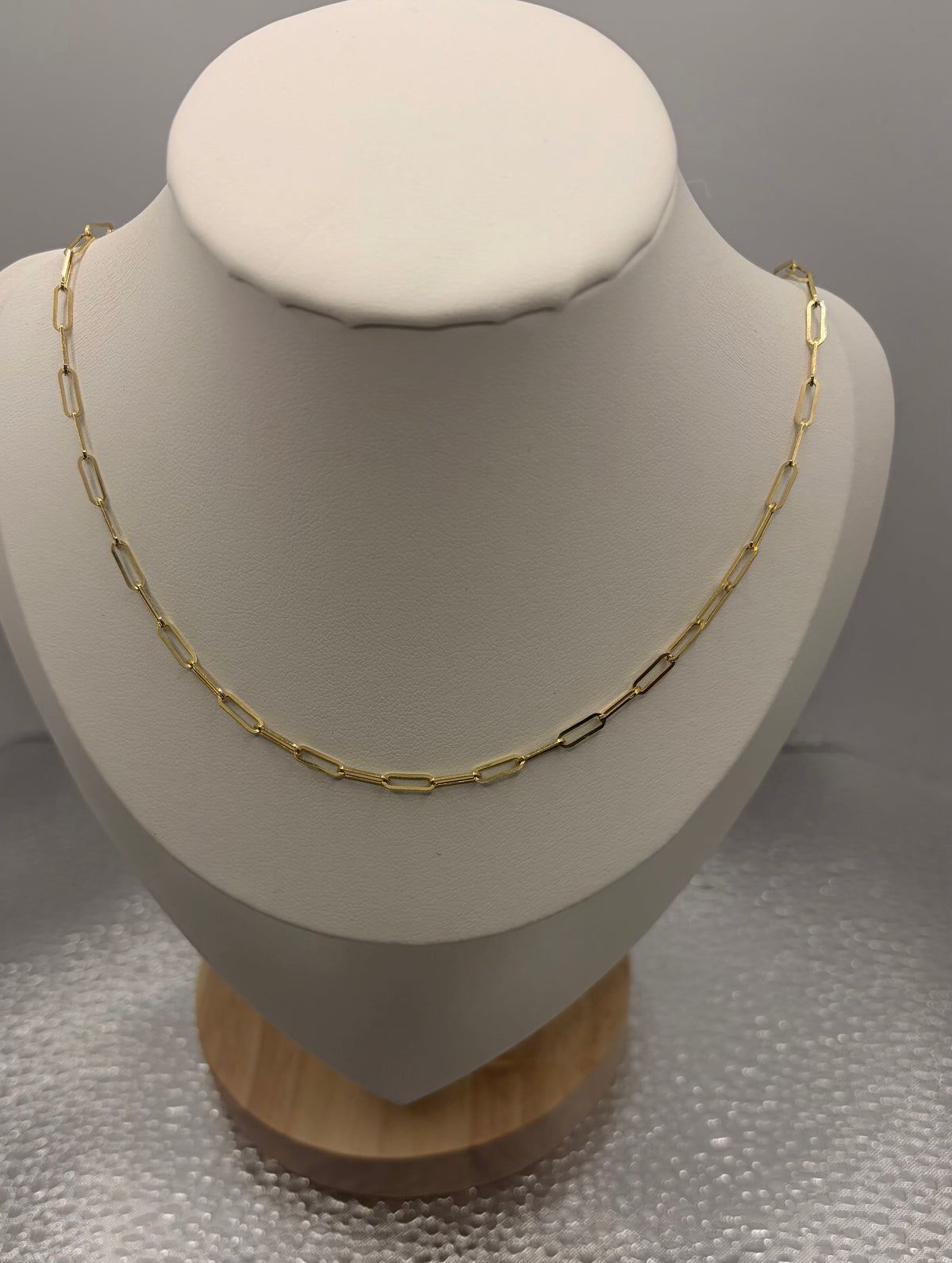 ✨ Cadena Paperclip Oro 14K – 20” | 14K Gold Paperclip Chain