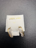 ✨ Aretes Argolla Infinito Bicolor – Oro 14K ✨