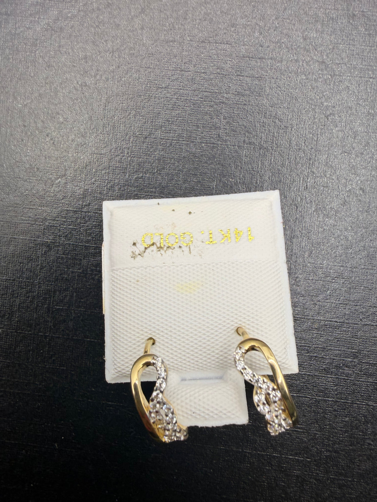 ✨ Aretes Argolla Infinito Bicolor – Oro 14K ✨