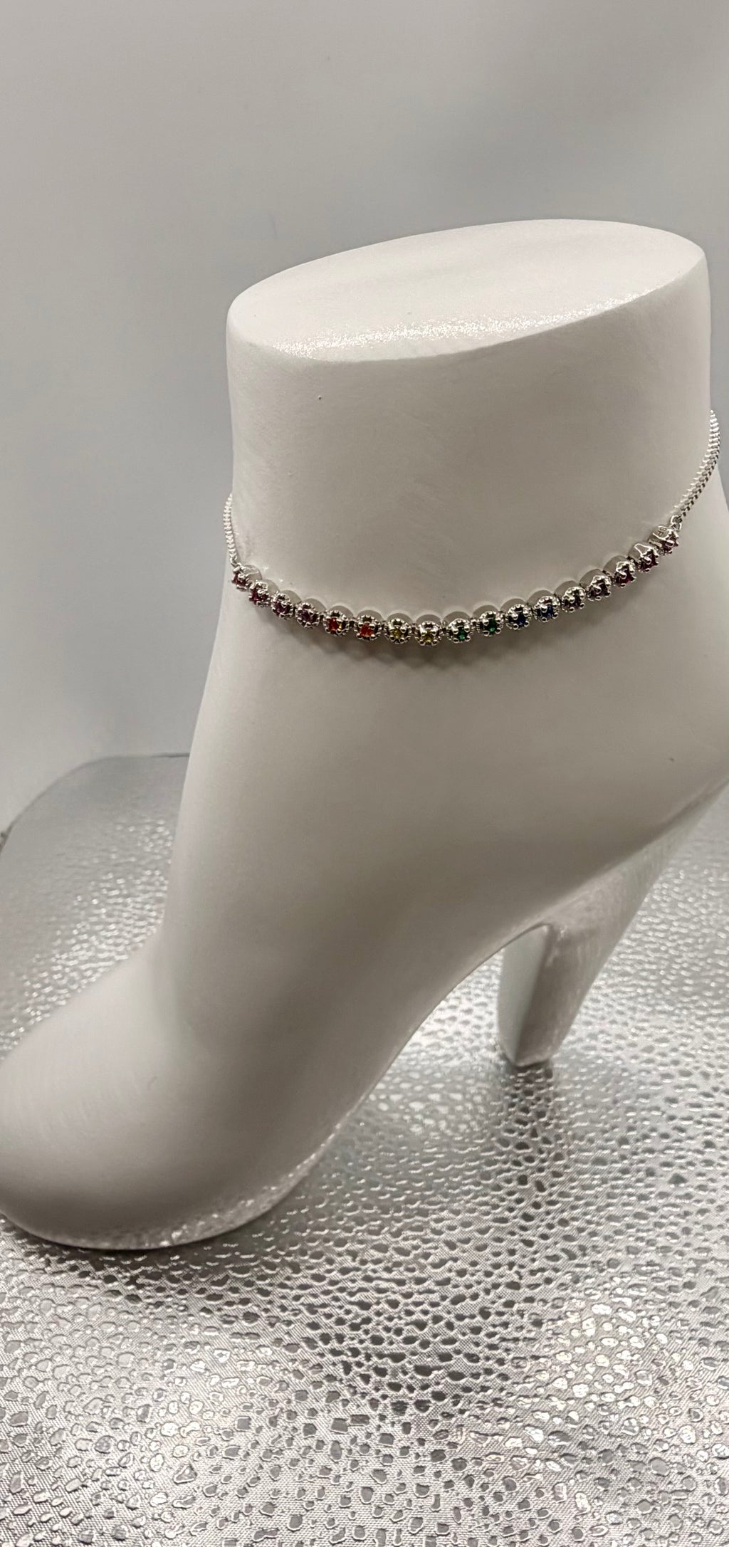 Silver 925 Multicolor CZ Bracelet – Women’s Jewelry