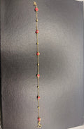 ✨ Pulsera Ojo Turco Rojo Oro 14K 7” – 14K Gold Evil Eye Bracelet