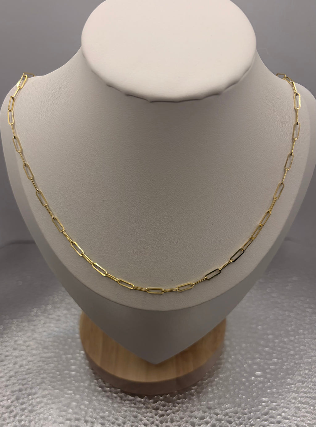 ✨ Cadena Paperclip Oro 14K – 20” | 14K Gold Paperclip Chain